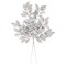 Vickerman 31" Silver Artificial Gardenia Glitter Spray 2 per bag.